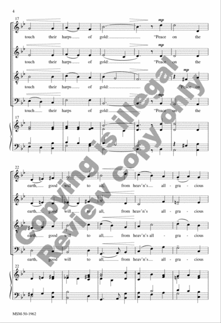 It Came Upon the Midnight Clear Divisi scores gallery preview page 15