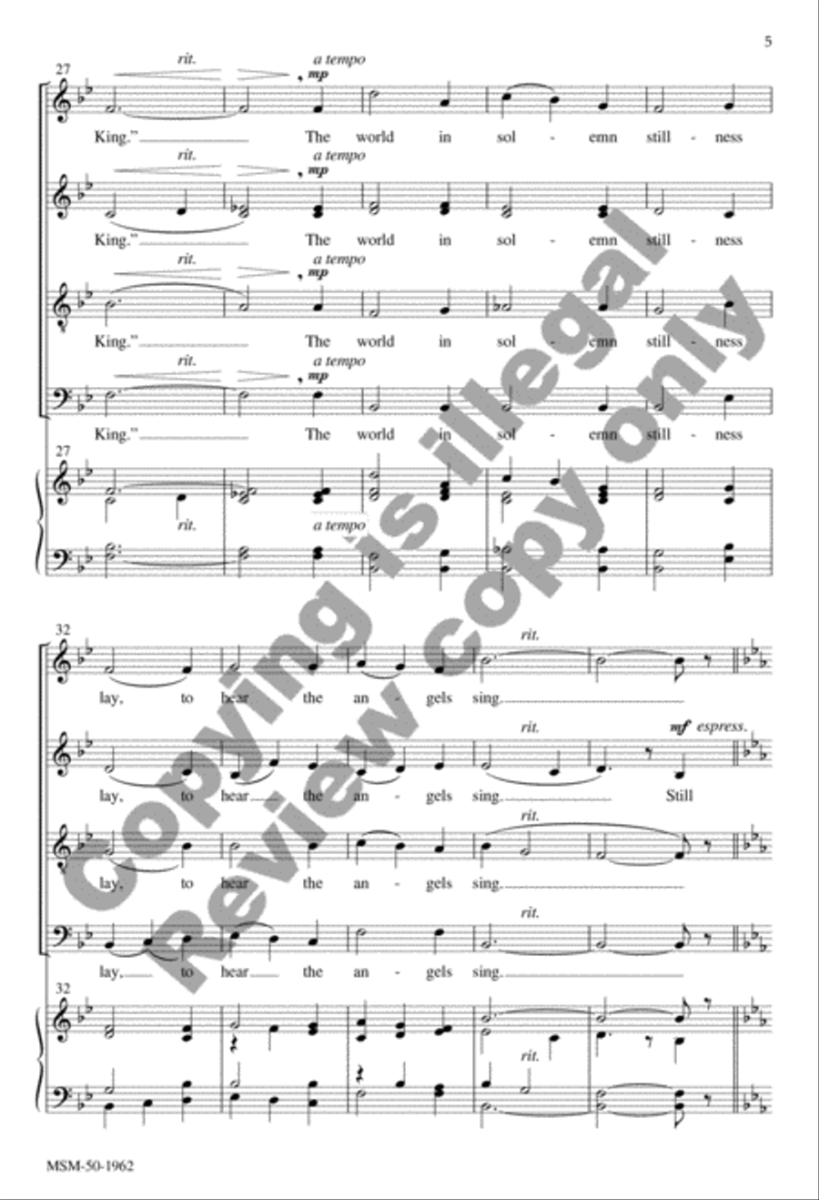 It Came Upon the Midnight Clear Divisi scores gallery preview page 16