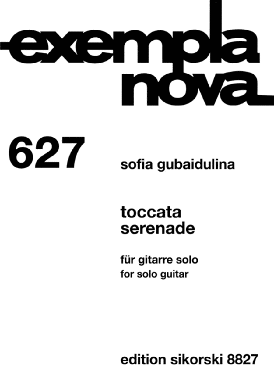 Toccata Serenade Acoustic Guitar scores gallery preview page 1