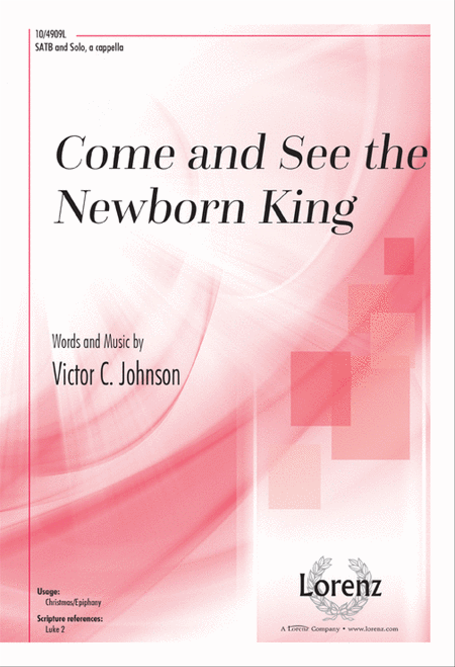 Come and See the Newborn King 4-Part scores gallery preview page 1
