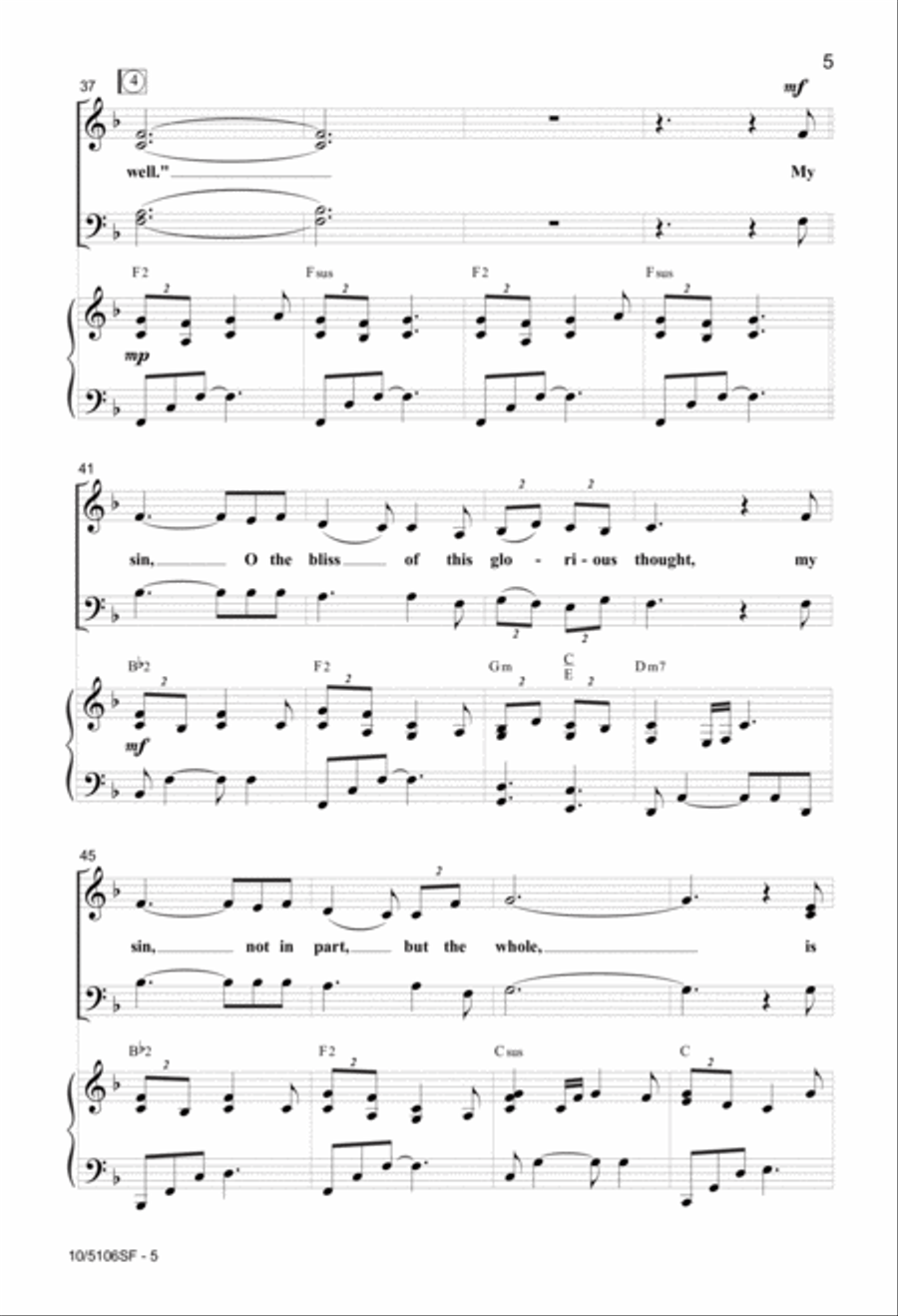 It is Well It is Well 4-Part scores gallery preview page 5