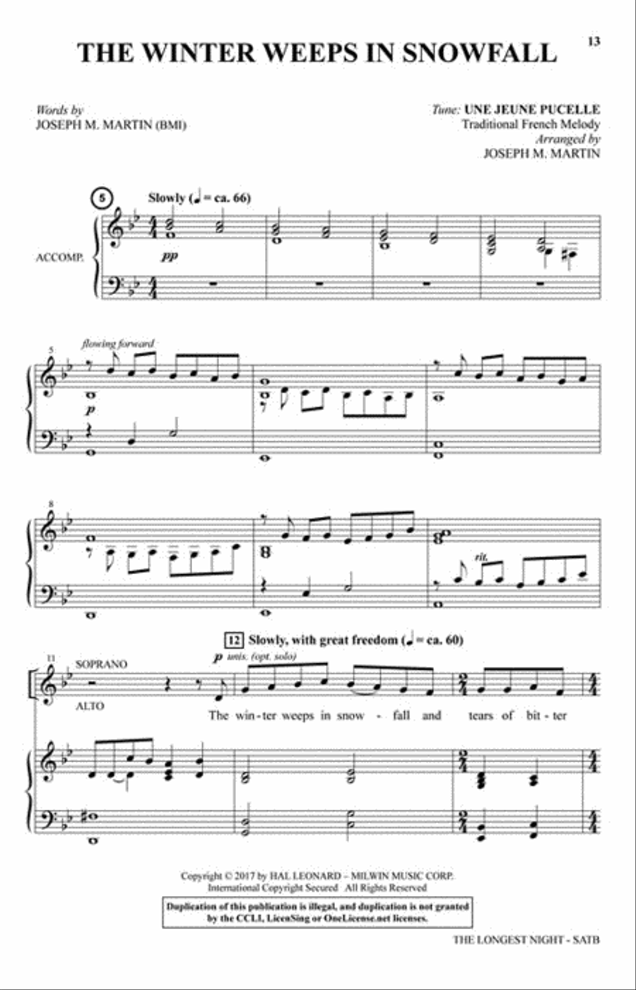 The Longest Night Choir scores gallery preview page 4
