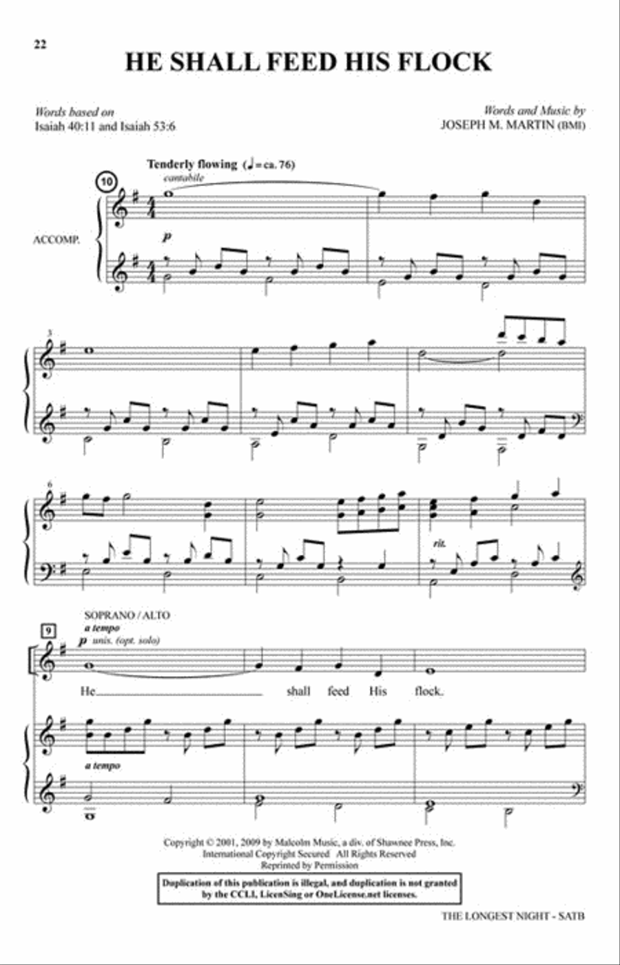 The Longest Night Choir scores gallery preview page 5