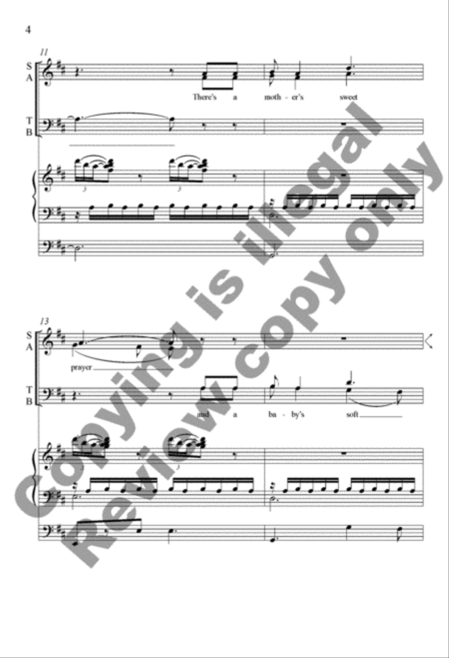 The Heavens Delight The Heavens Delight 4-Part scores gallery preview page 4