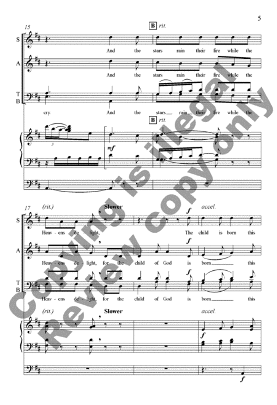 The Heavens Delight The Heavens Delight 4-Part scores gallery preview page 5