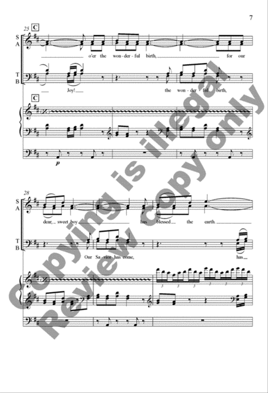 The Heavens Delight The Heavens Delight 4-Part scores gallery preview page 7