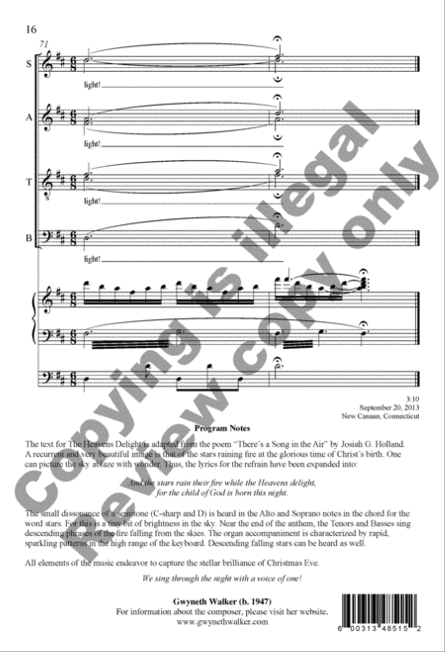 The Heavens Delight The Heavens Delight 4-Part scores gallery preview page 31