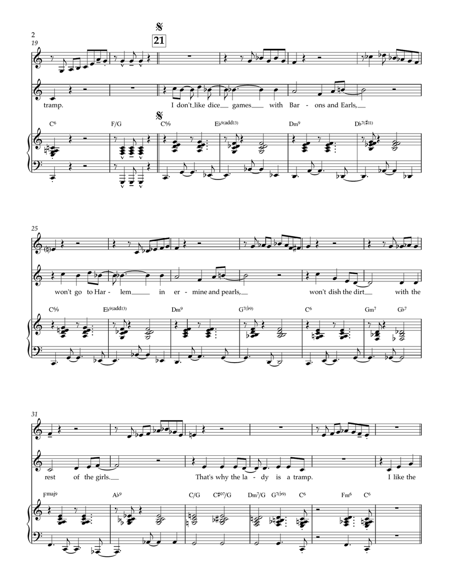 The Lady Is A Tramp The Lady Is A Tramp Small Ensemble scores gallery preview page 2