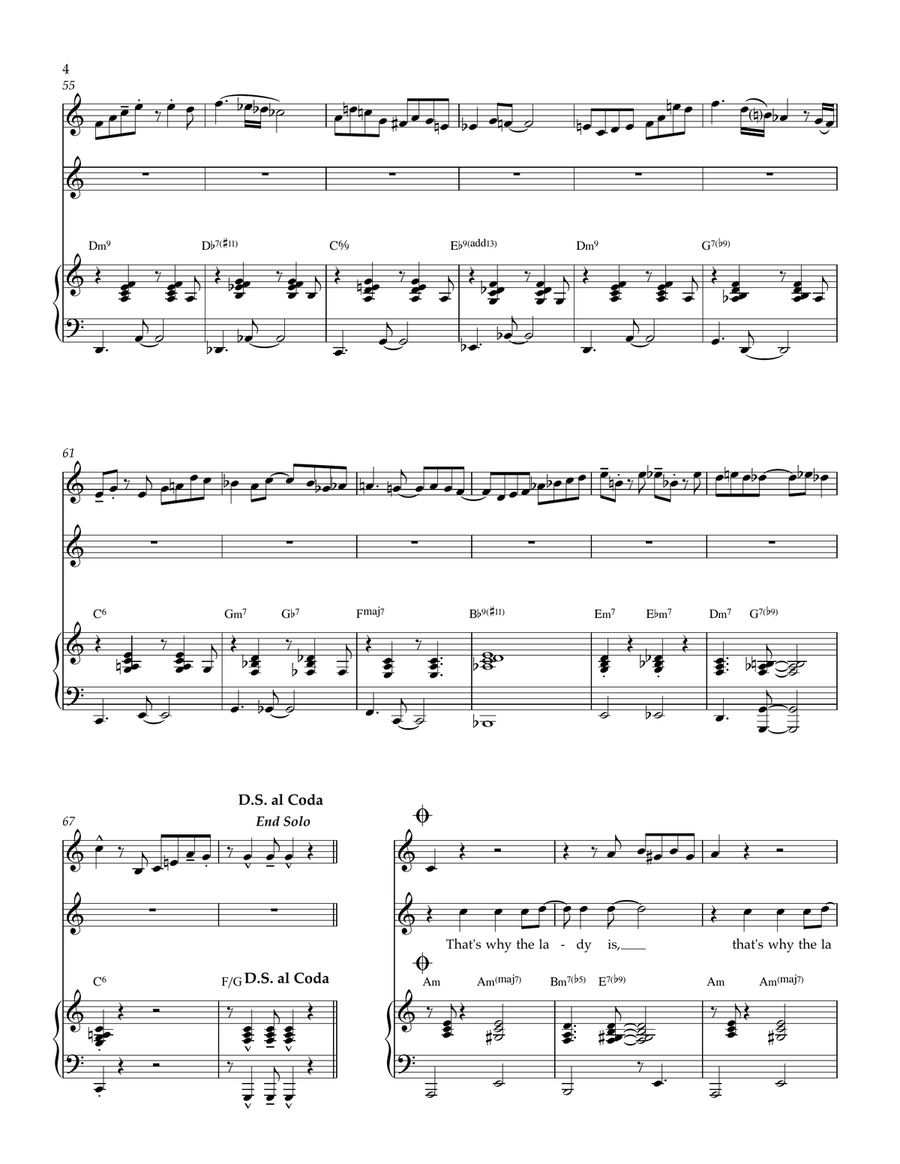 The Lady Is A Tramp The Lady Is A Tramp Small Ensemble scores gallery preview page 4