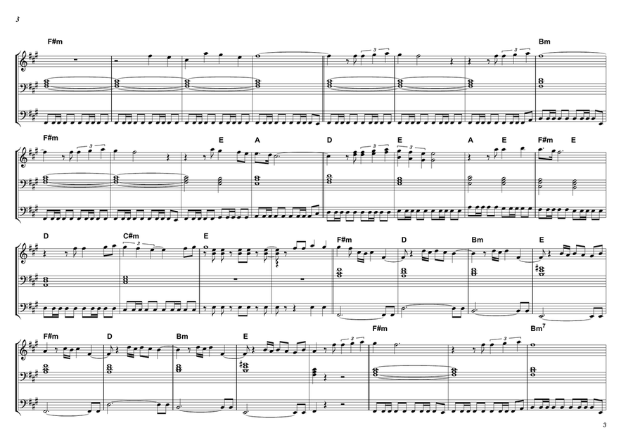 Final Countdown Final Countdown Piano scores gallery preview page 3