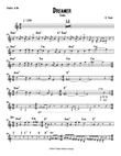 Dreamer *Combo* (Trumpet in Bb)