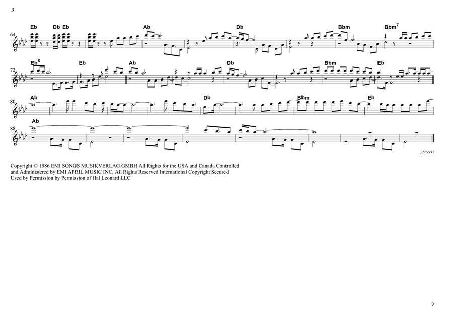 The Power Of Love The Power Of Love Piano scores gallery preview page 3