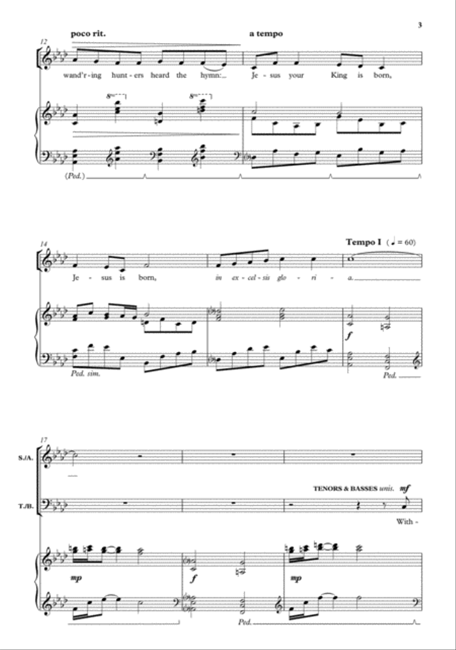 Huron Carol Choir scores gallery preview page 3