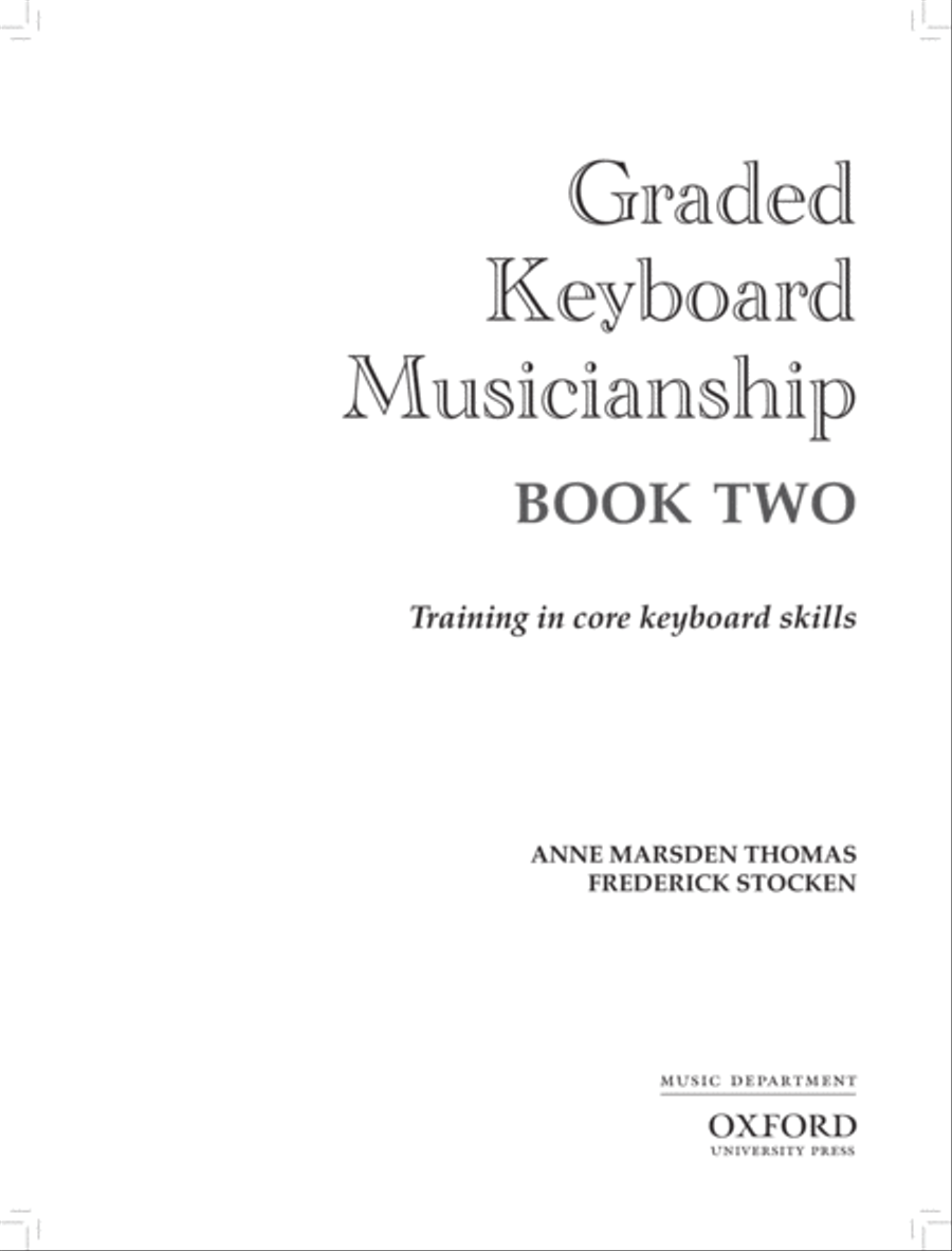 Graded Keyboard Musicianship Book 2 by Various Piano - Sheet Music page 2