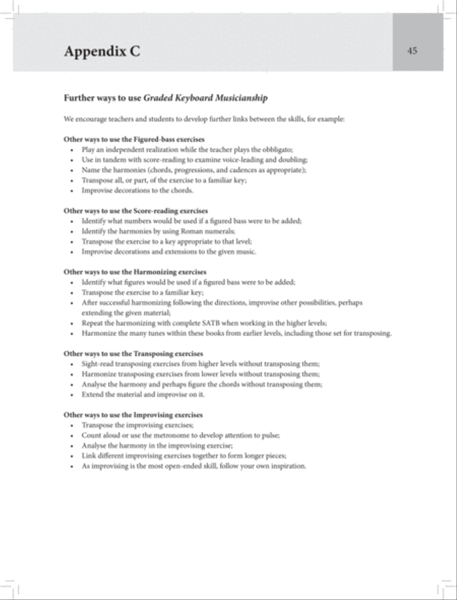 Graded Keyboard Musicianship Book 2 by Various Piano - Sheet Music page 46