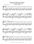 When We Met (Solo Piano)