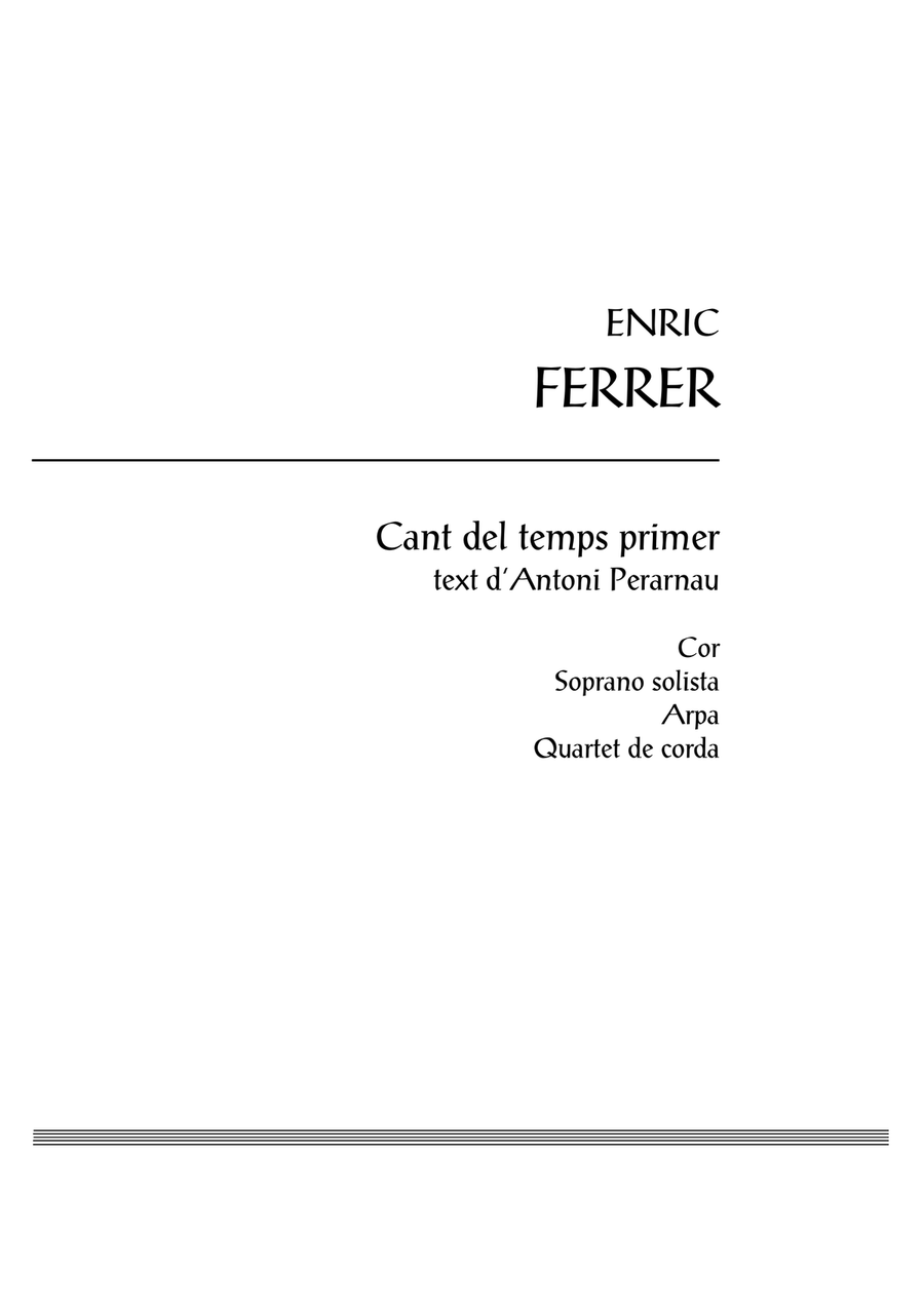 Cant del temps primer Cant del temps primer 4-Part scores gallery preview page 3