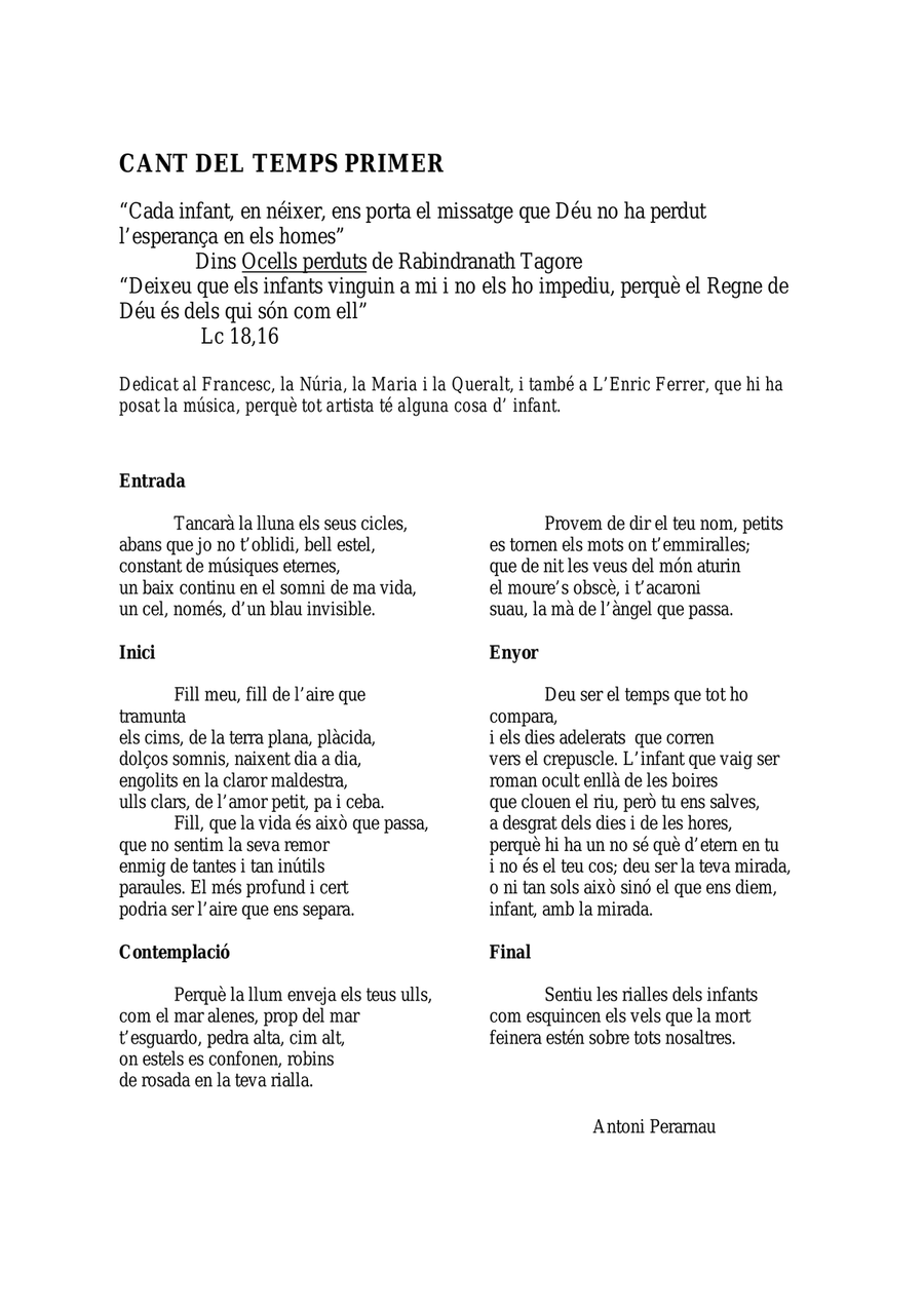 Cant del temps primer Cant del temps primer 4-Part scores gallery preview page 6