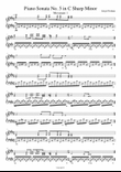 Piano Sonata No. 5 in C Sharp Minor