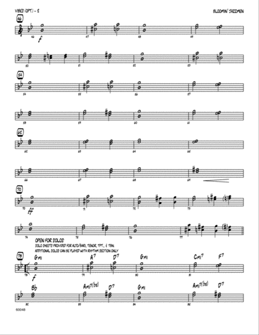 Bloomin' Jazzmen - Vibes Vibraphone scores gallery preview page 2