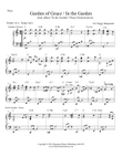 Garden of Grace / In the Garden (Solo Piano)