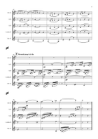Debussy: Suite Bergamasque Mvt.3 Clair de Lune - clarinet quintet Clarinet Quintet scores gallery preview page 6