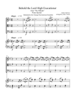 Behold the Lord High Executioner - piano quartet