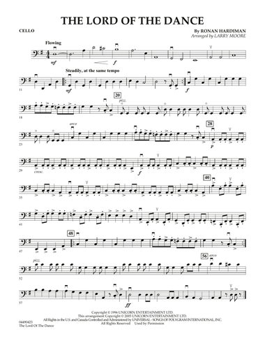 The Lord of the Dance - Cello