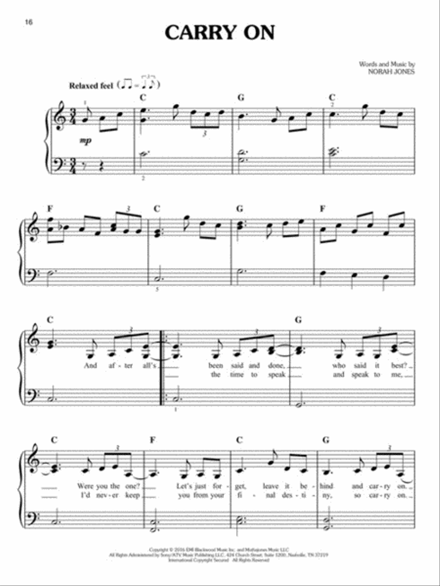 Popular Sheet Music – 30 Hits from 2015-2017 Easy Piano scores gallery preview page 5