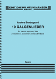 10 Galgenlieder for Mezzo-Soprano and Ensemble