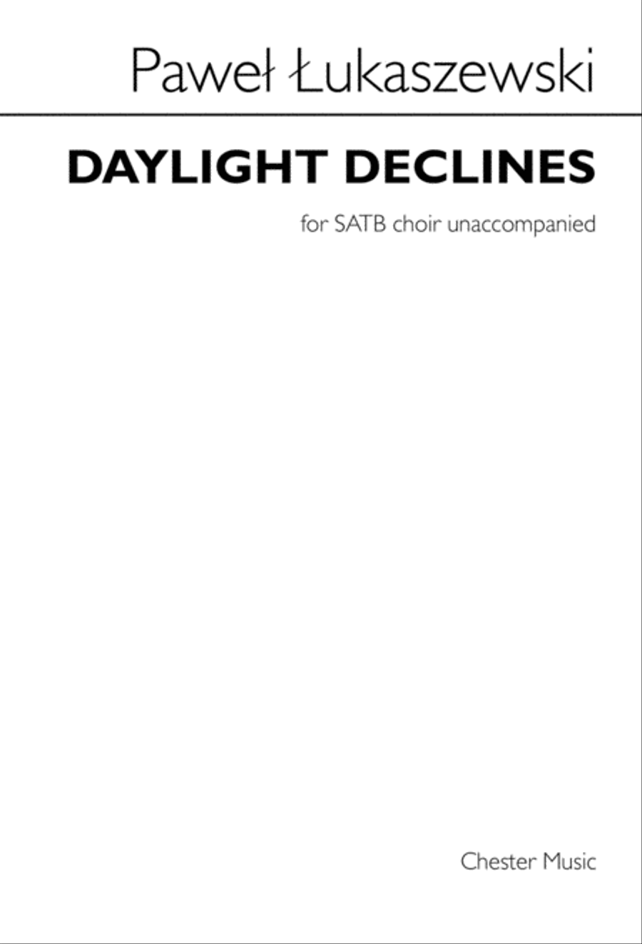 Daylight Declines Daylight Declines 4-Part scores gallery preview page 1