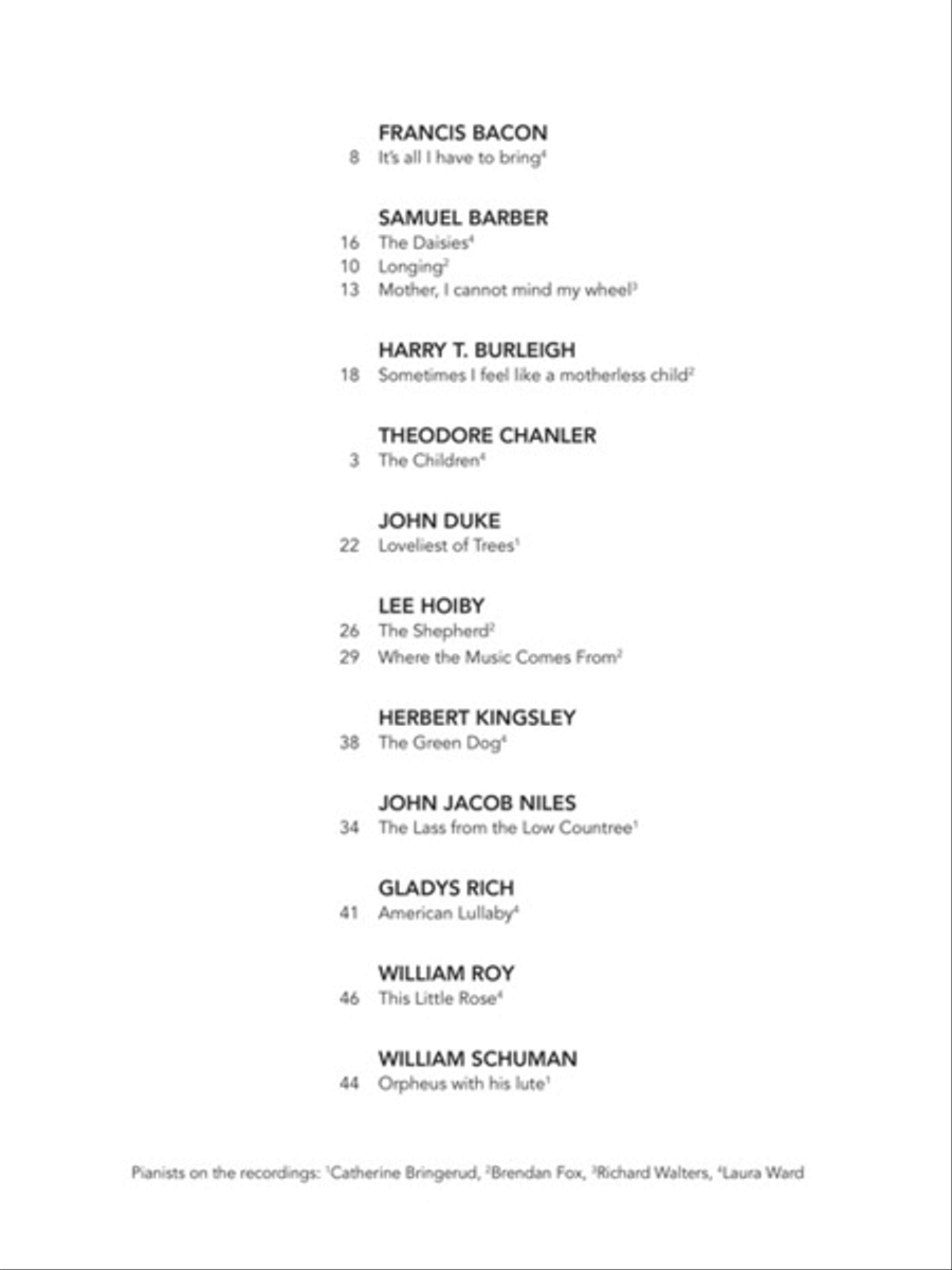 American Art Songs for the Progressing Singer – Soprano Soprano Voice scores gallery preview page 2