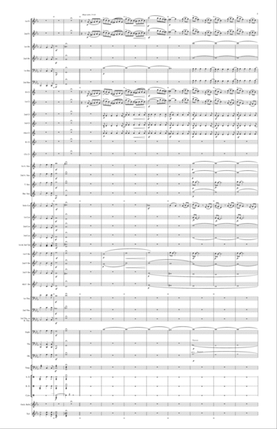 Overture to Ruy Blas Concert Band scores gallery preview page 5