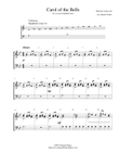 Carol of the Bells - for 2-octave handbell choir