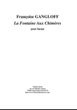 Françoise Gangloff: La Fontaine Aux Chimères for harp mini preview