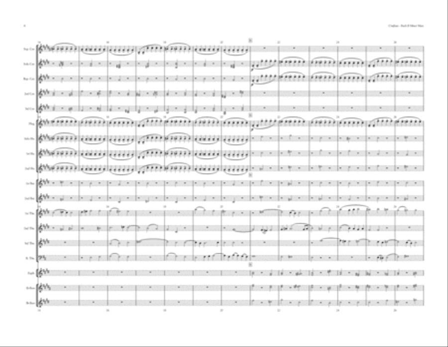Crucifixus from B Minor Mass, Brass Band Edition Brass Band scores gallery preview page 4