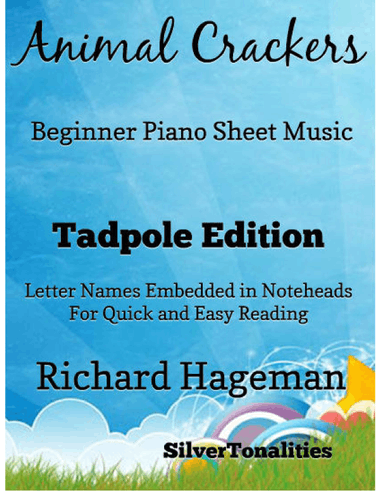 Animal Crackers Easy Piano Sheet Music 2nd Edition