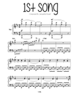 1st Song