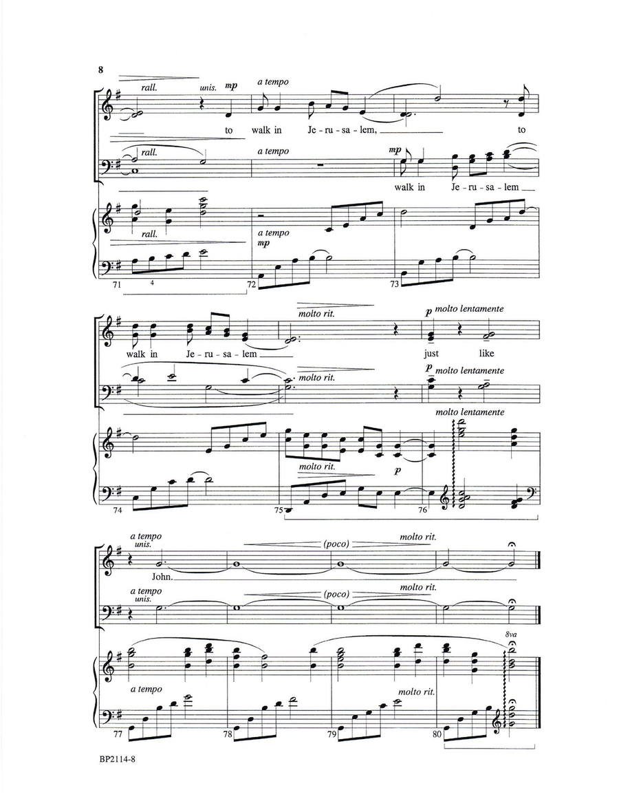 I Want to Be Ready I Want to Be Ready 4-Part scores gallery preview page 7