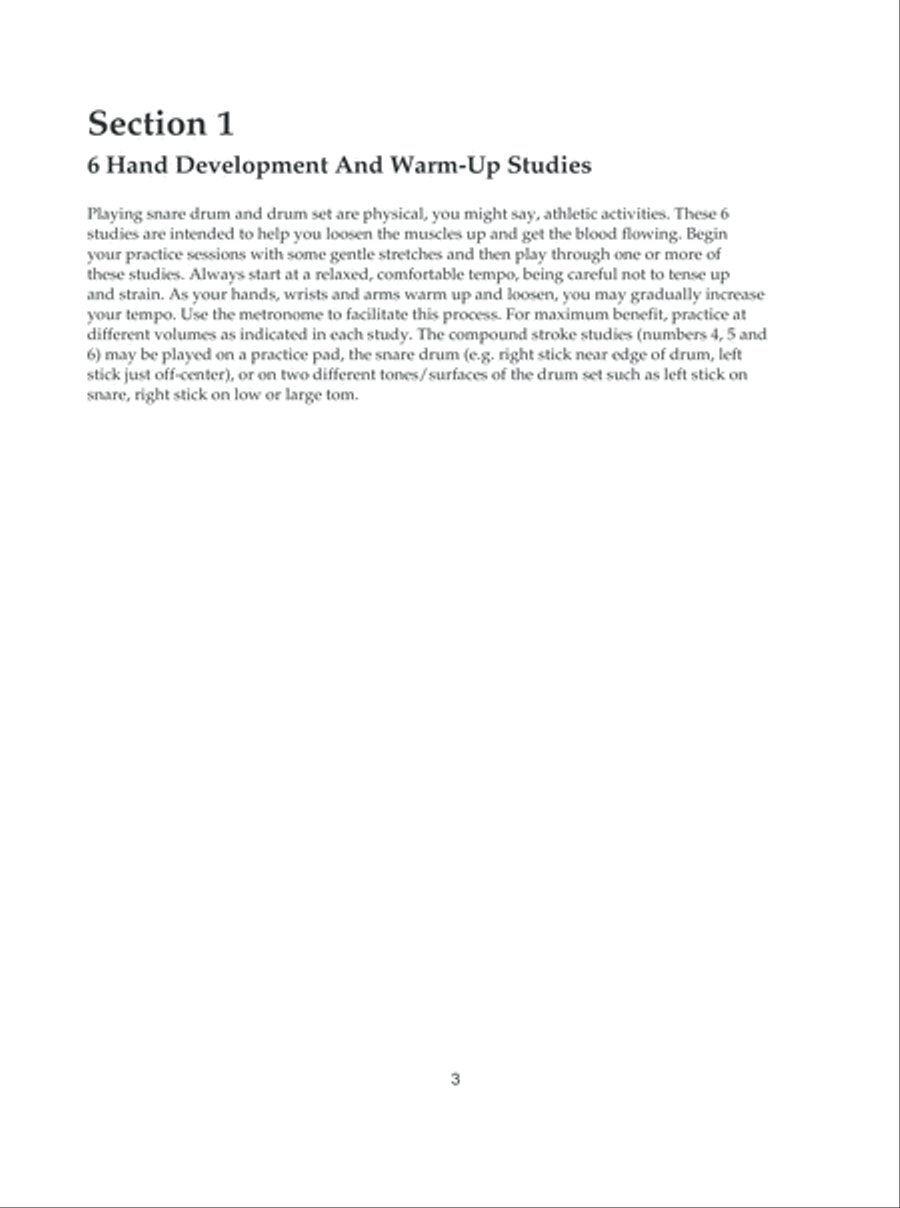 The Creative Drum Set Workbook Drum Set scores gallery preview page 3