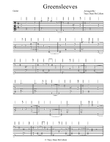 Greensleeves For Guitar.