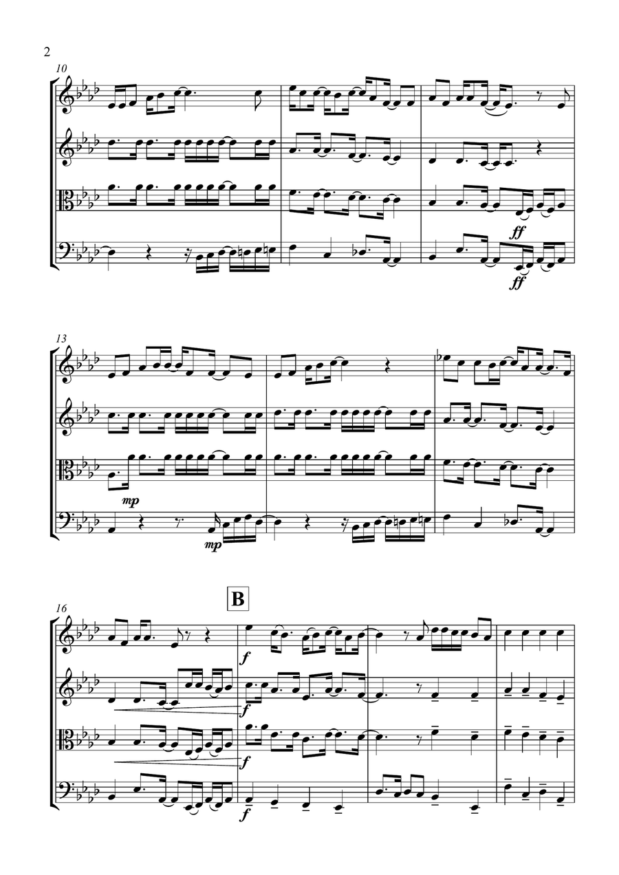 I Want You Back I Want You Back String Quartet scores gallery preview page 3