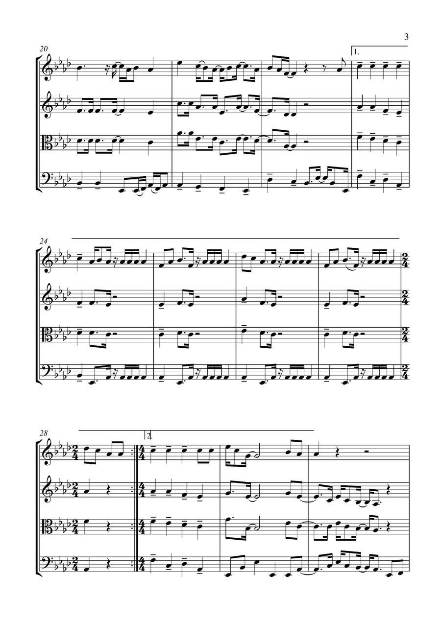 I Want You Back I Want You Back String Quartet scores gallery preview page 4