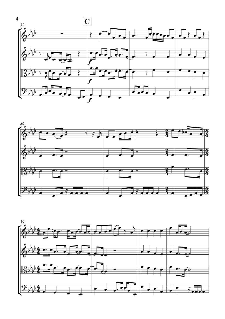 I Want You Back I Want You Back String Quartet scores gallery preview page 5