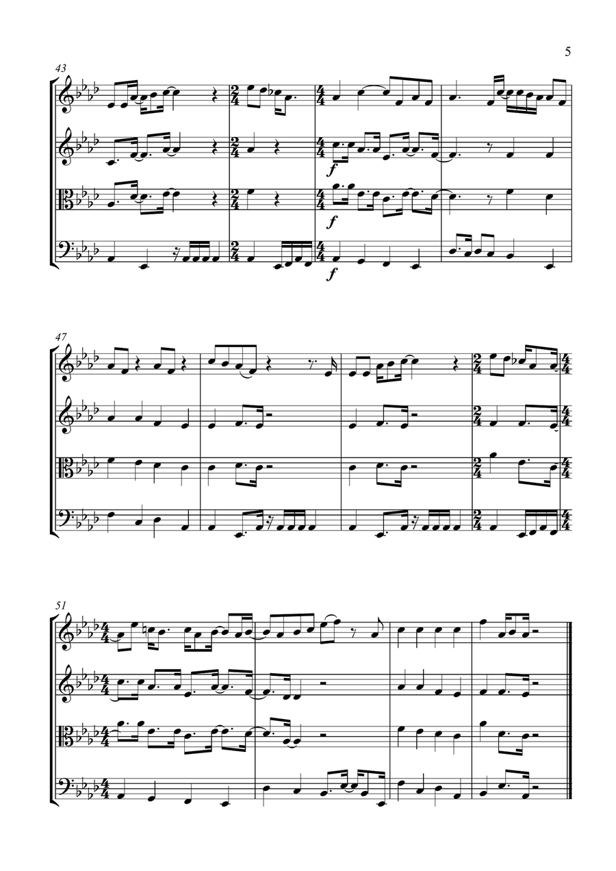 I Want You Back I Want You Back String Quartet scores gallery preview page 6