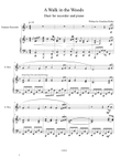 A Walk in the Woods - Duet for Piano and Recorder