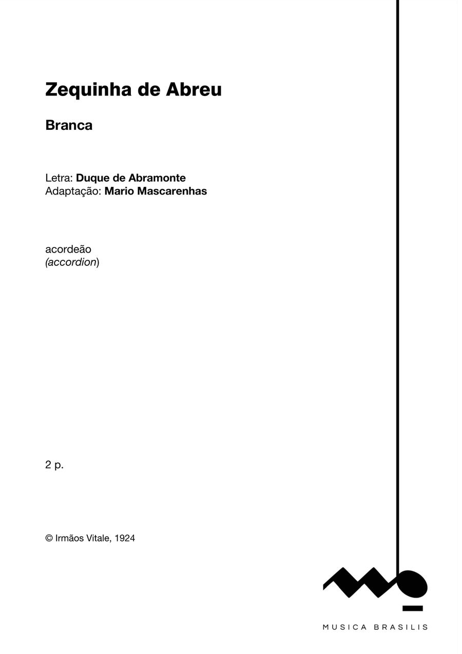 Branca (acordeão) Branca (acordeão) Accordion scores gallery preview page 2