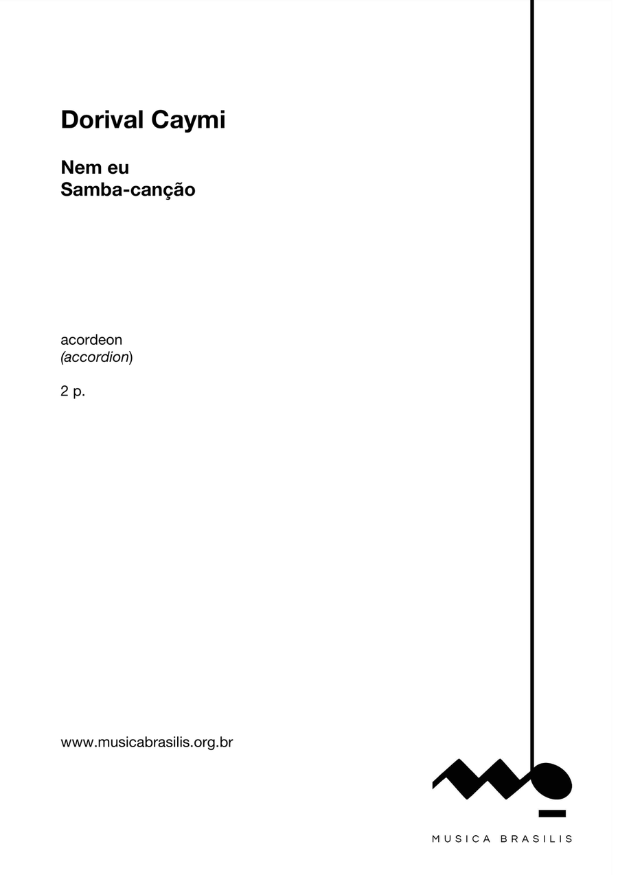 Nem eu (acordeão) Nem eu (acordeão) Accordion scores gallery preview page 2