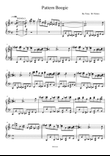 pattern boogie is a beautiful pattern stride piano used for performance piece and a study for piano