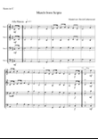 March from Scipio (Handel) arranged for Flexible ensemble by David Catherwood